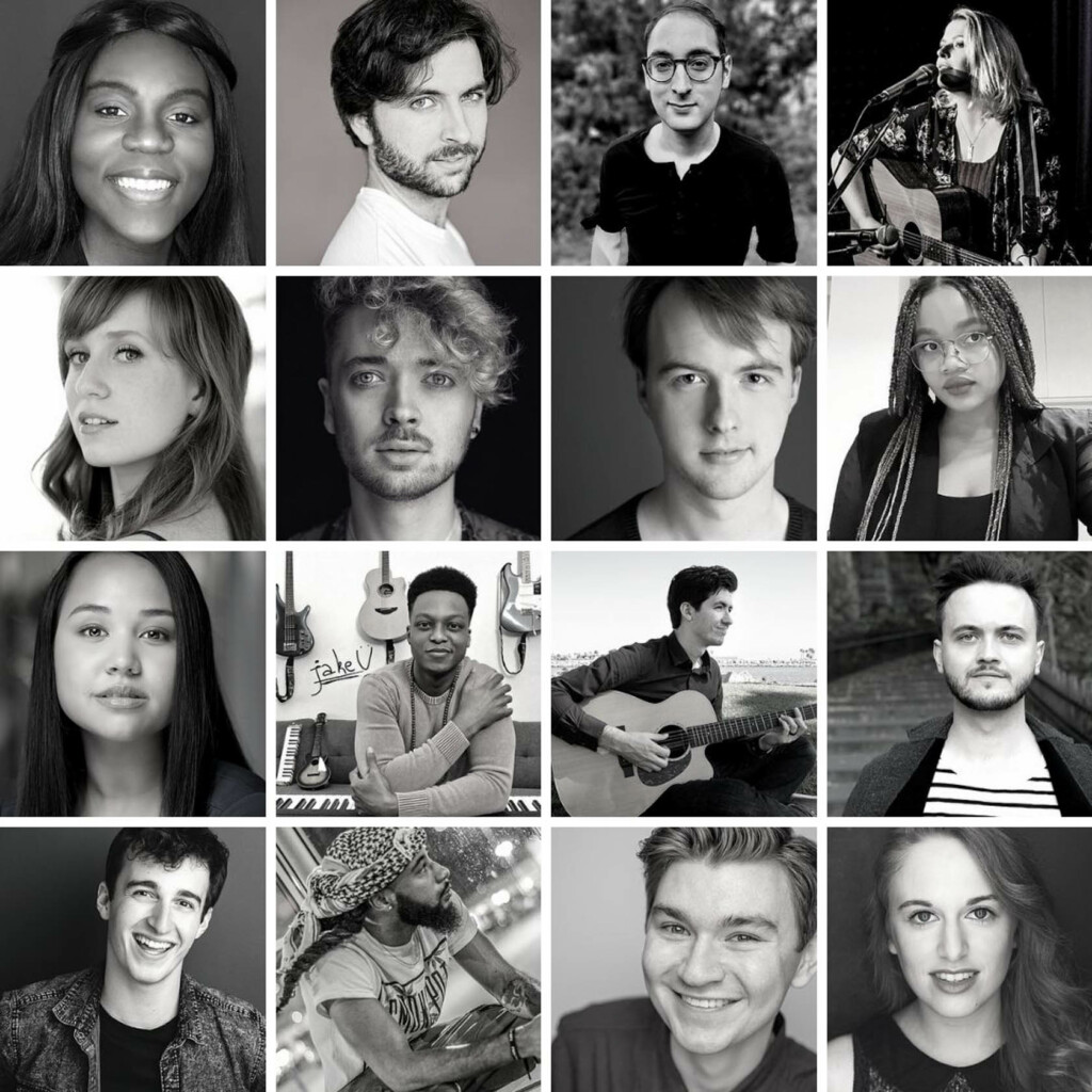 Collage of the songwriters participants.