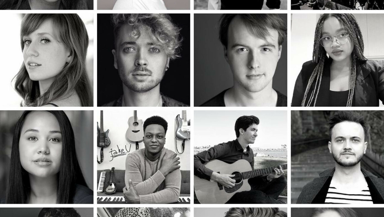 Collage of the songwriters participants.