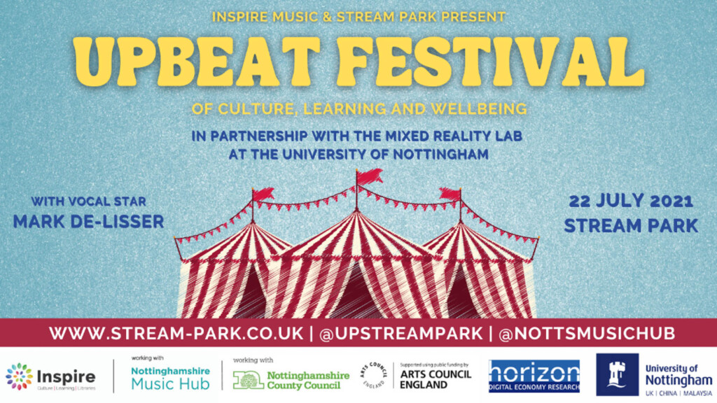 Upbeat festival flyer.